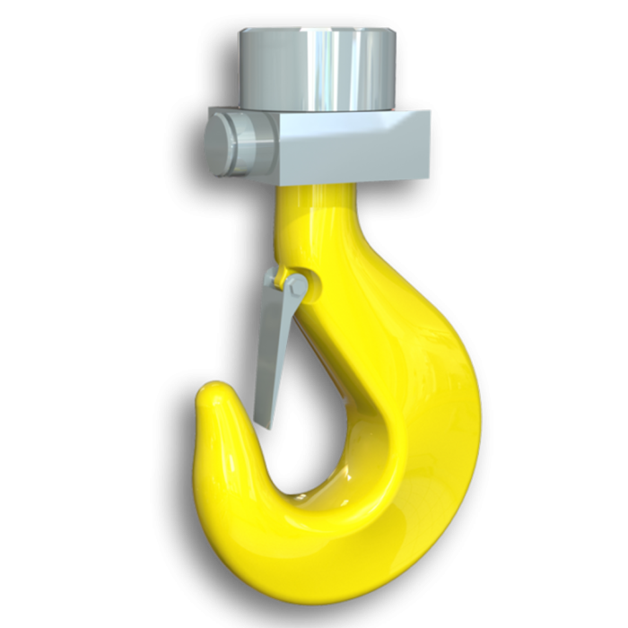 Single Hook Machined fitted with Nut, Crosshead and Bearing