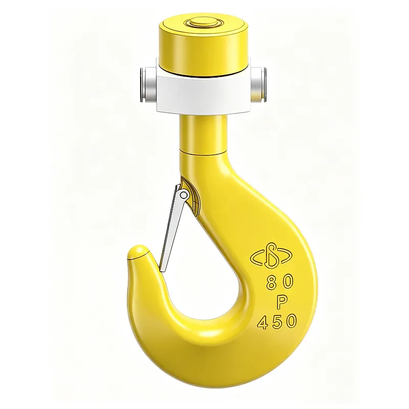Single Hook Machined fitted with Nut, Crosshead and Bearing